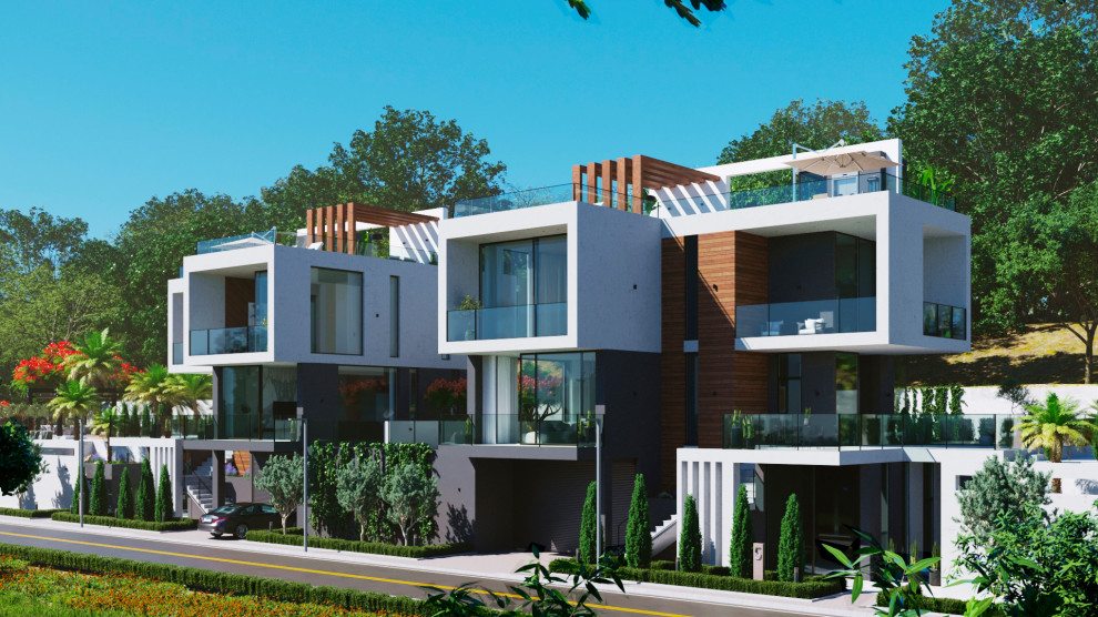 Минималистичные коттеджи