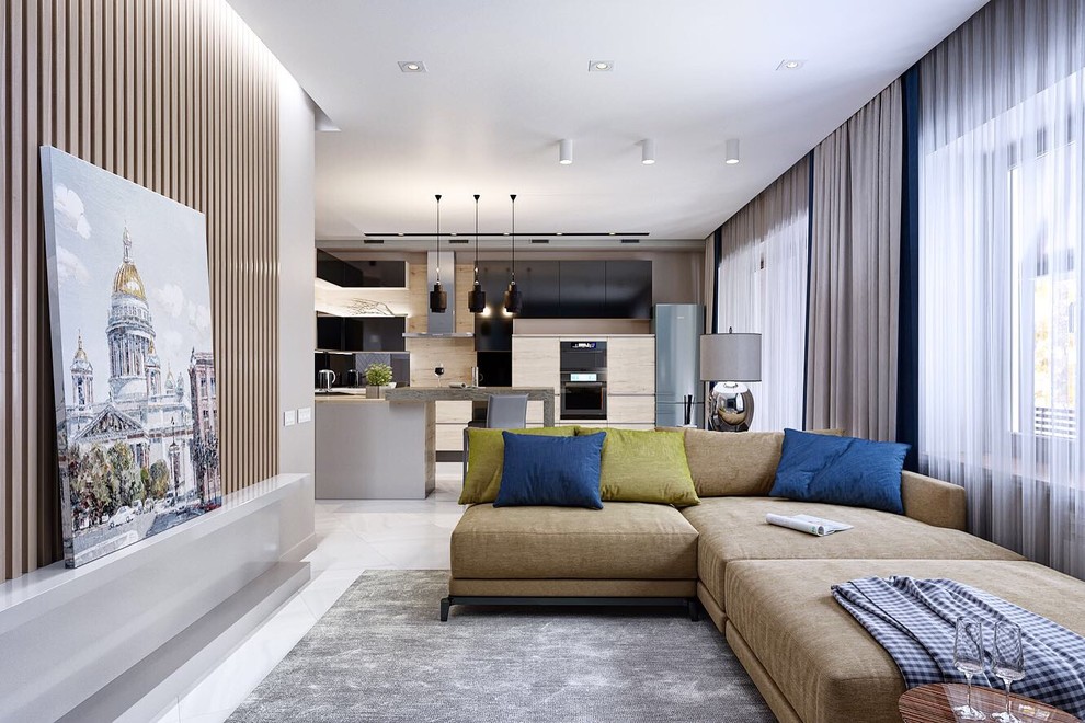 Дизайн-проект дома площадью 185м² в г. Москва для семьи из трех человек.