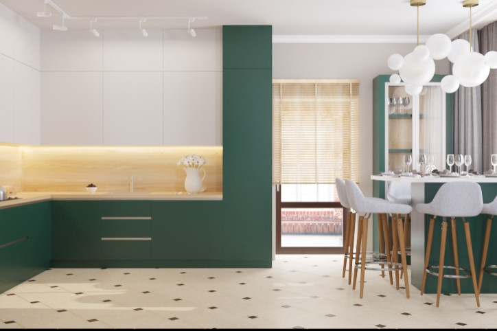 Кухня-столовая в Подмосковье