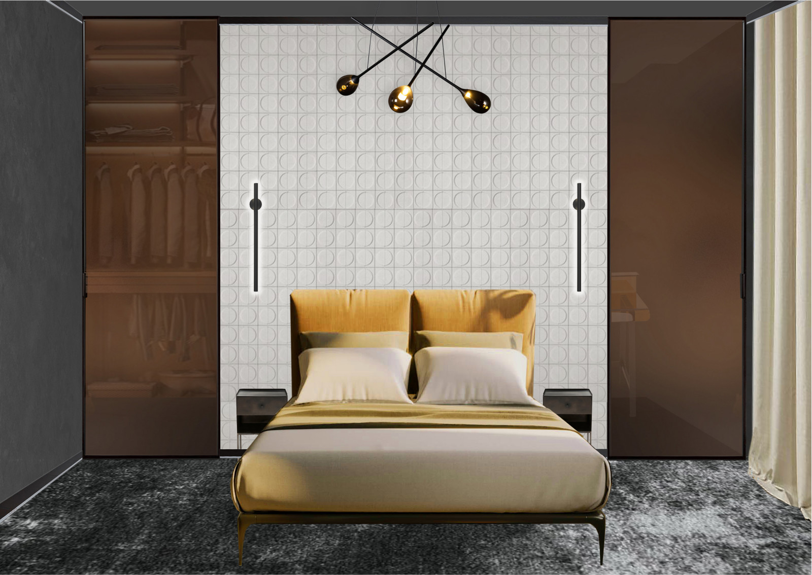 Проект квартиры "Дыхание города"