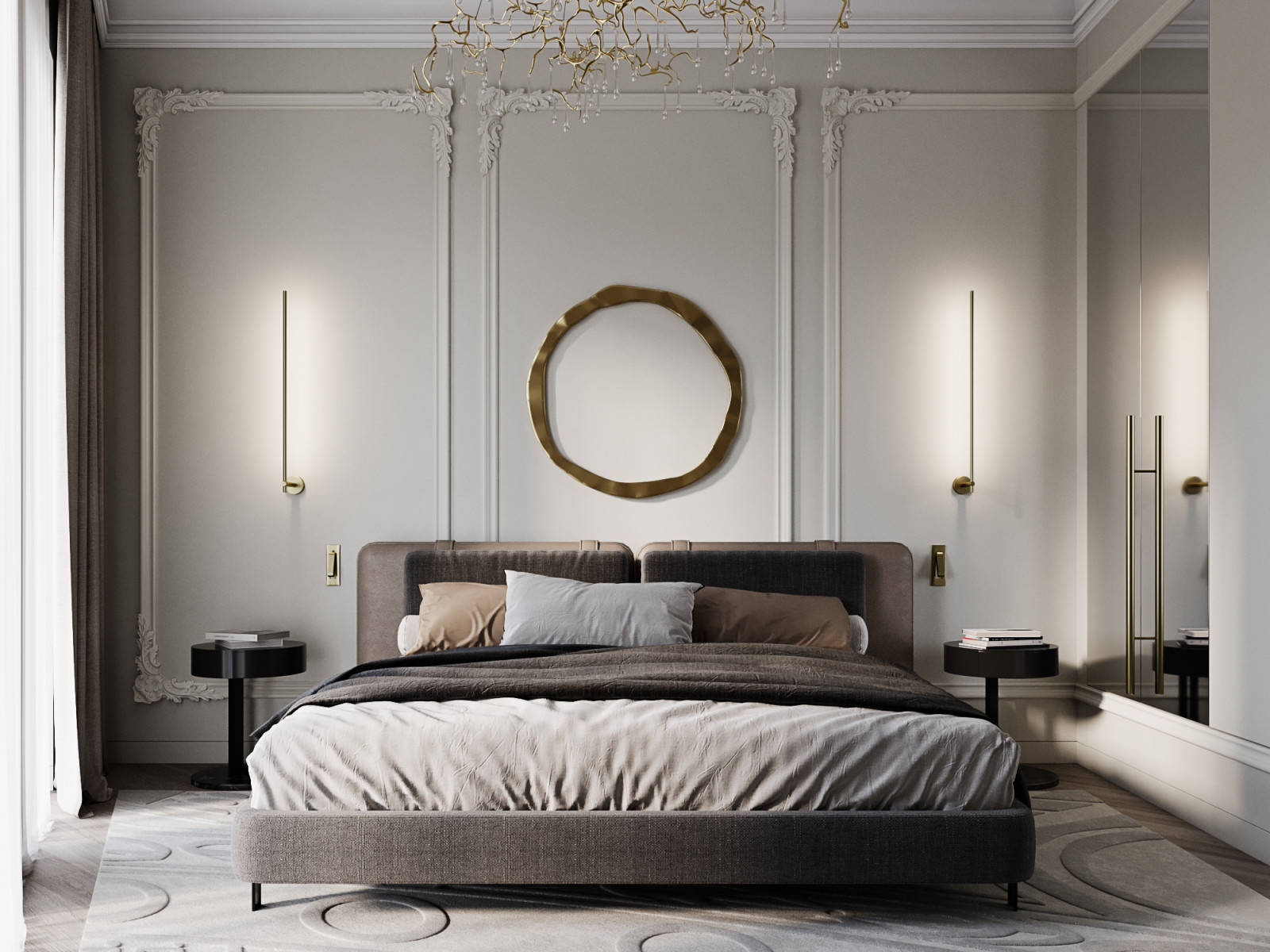 проект интерьера квартиры 150м2 Колков С.С., Камнев М.В. 2020г.