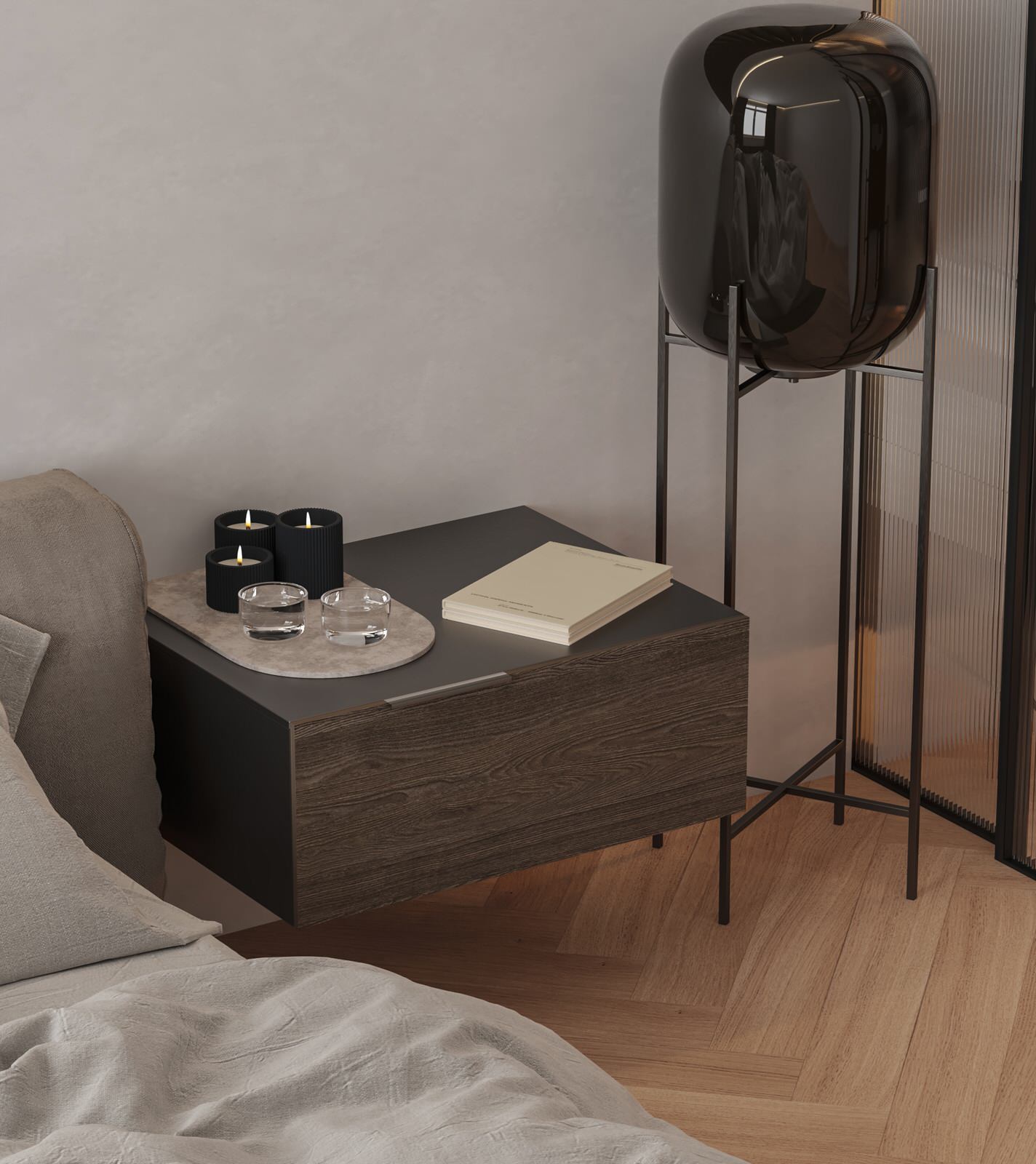 Проект спальни ЖК Nova Park