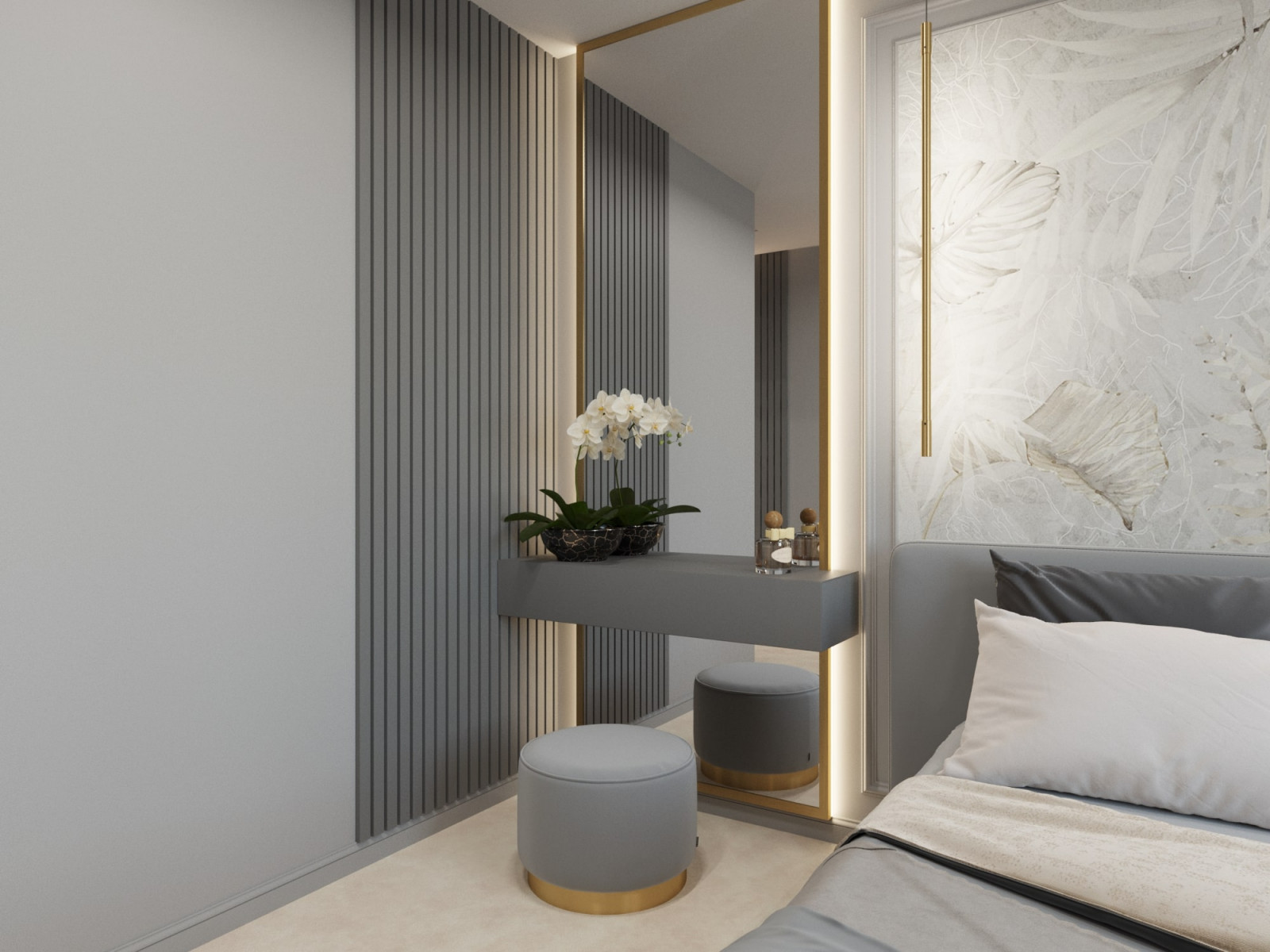 Элегантная неоклассика в бежево-серых тонах