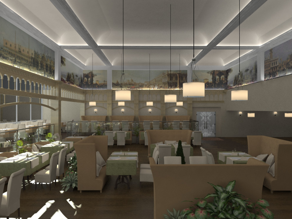 Обложка проекта: "Южный" ресторан и летнее кафе при отеле