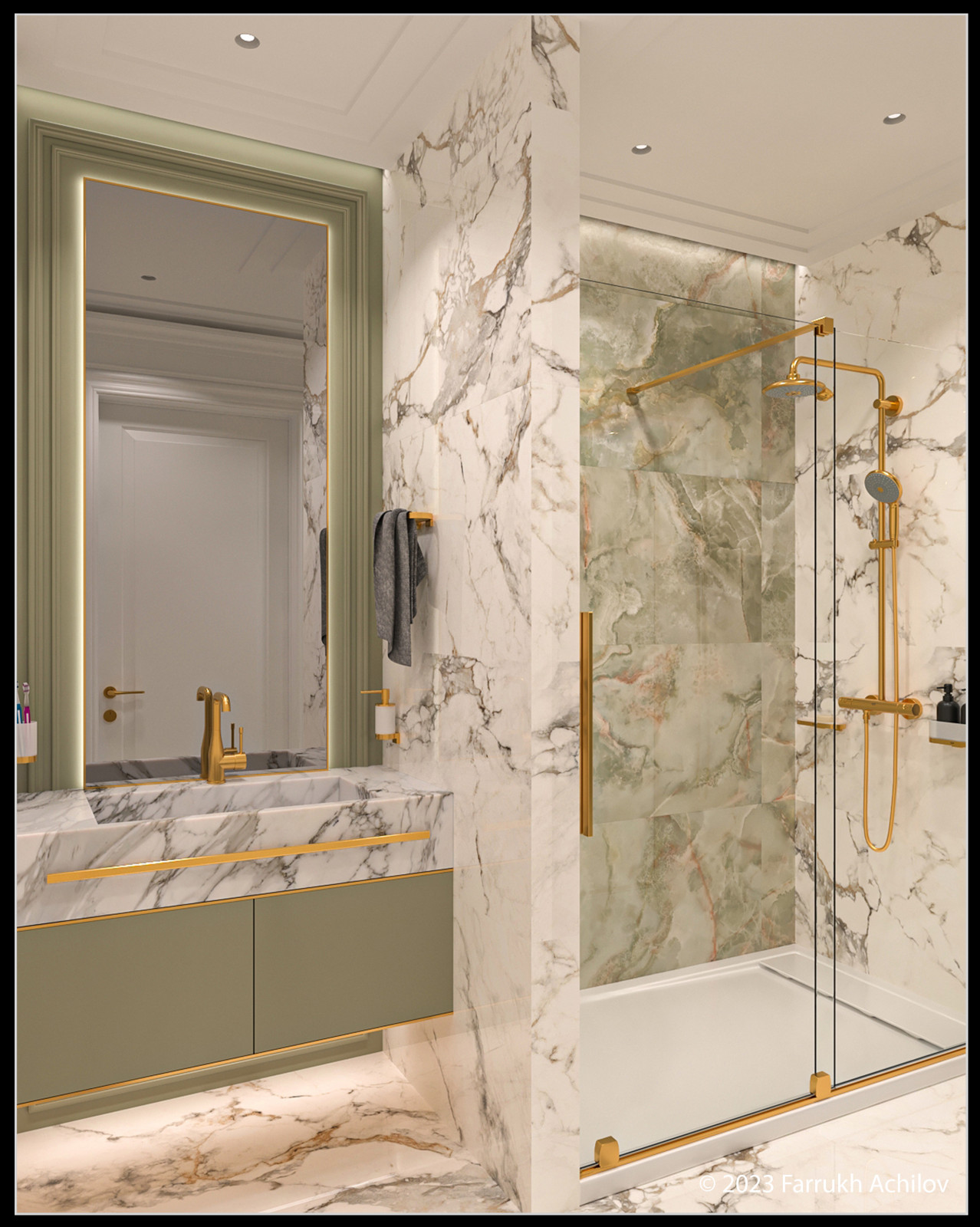 Душевая при спальне мальчика