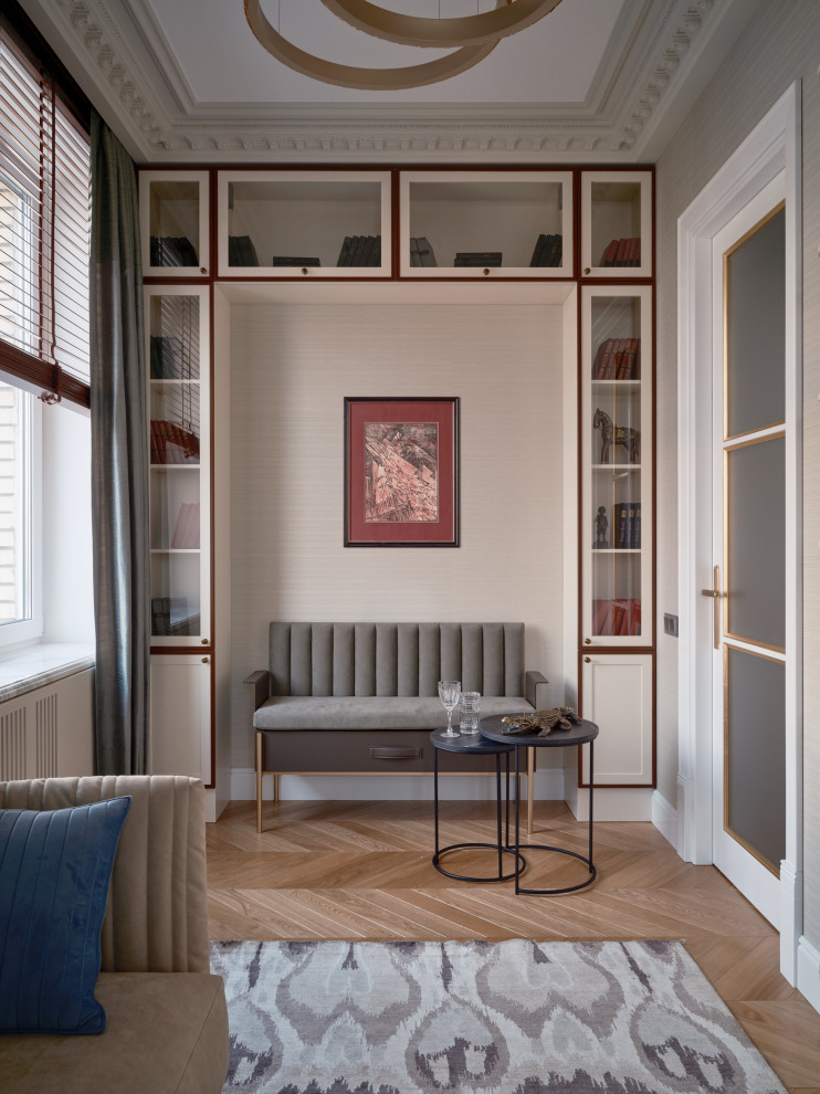 Дизайн квартиры в Классическом стиле на ул Бронная 105 кв.м, г.Москва