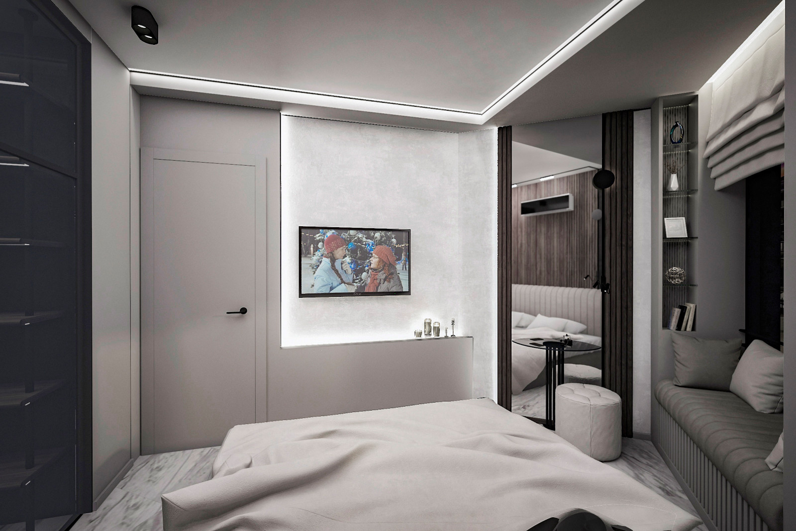 Спальня в проекте "Алена"