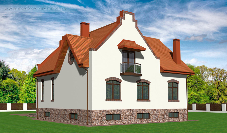 Проект частного дома в Калининграде в историческом стиле