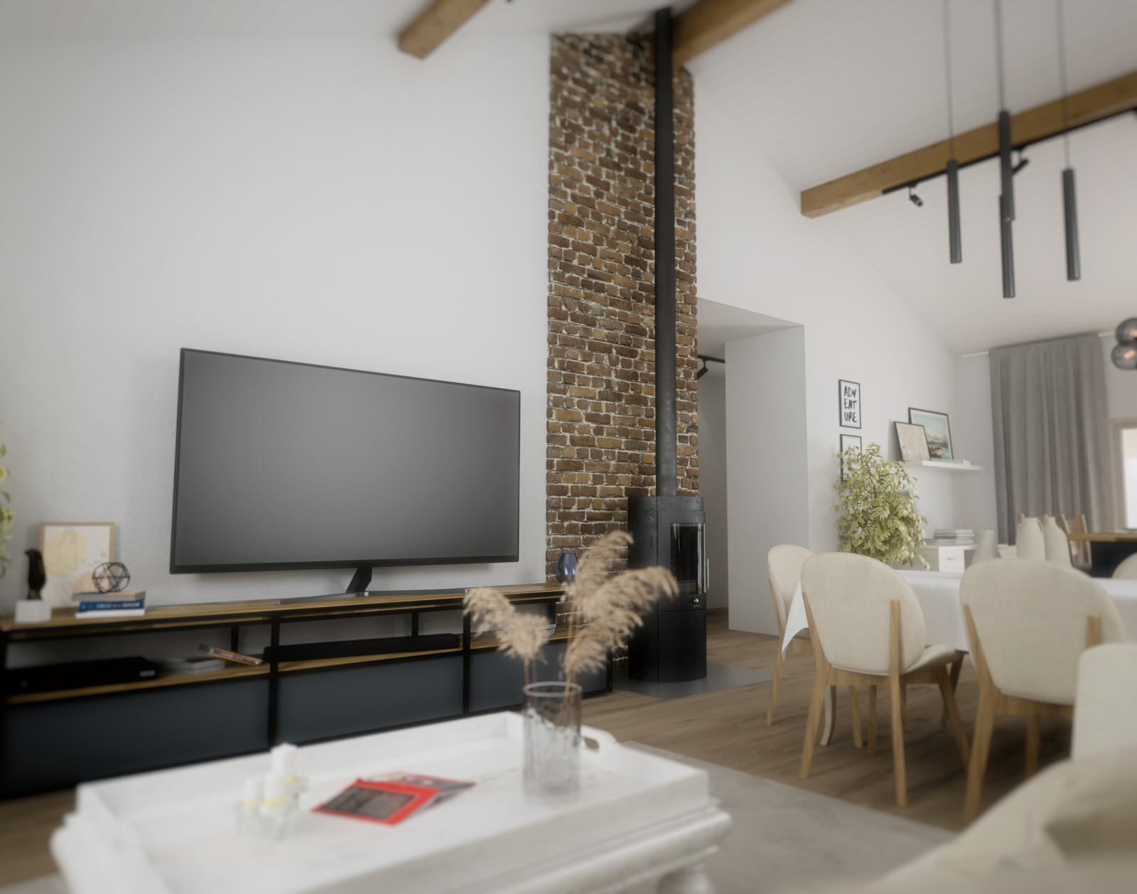 Скандинавский стиль в "каркаснике".