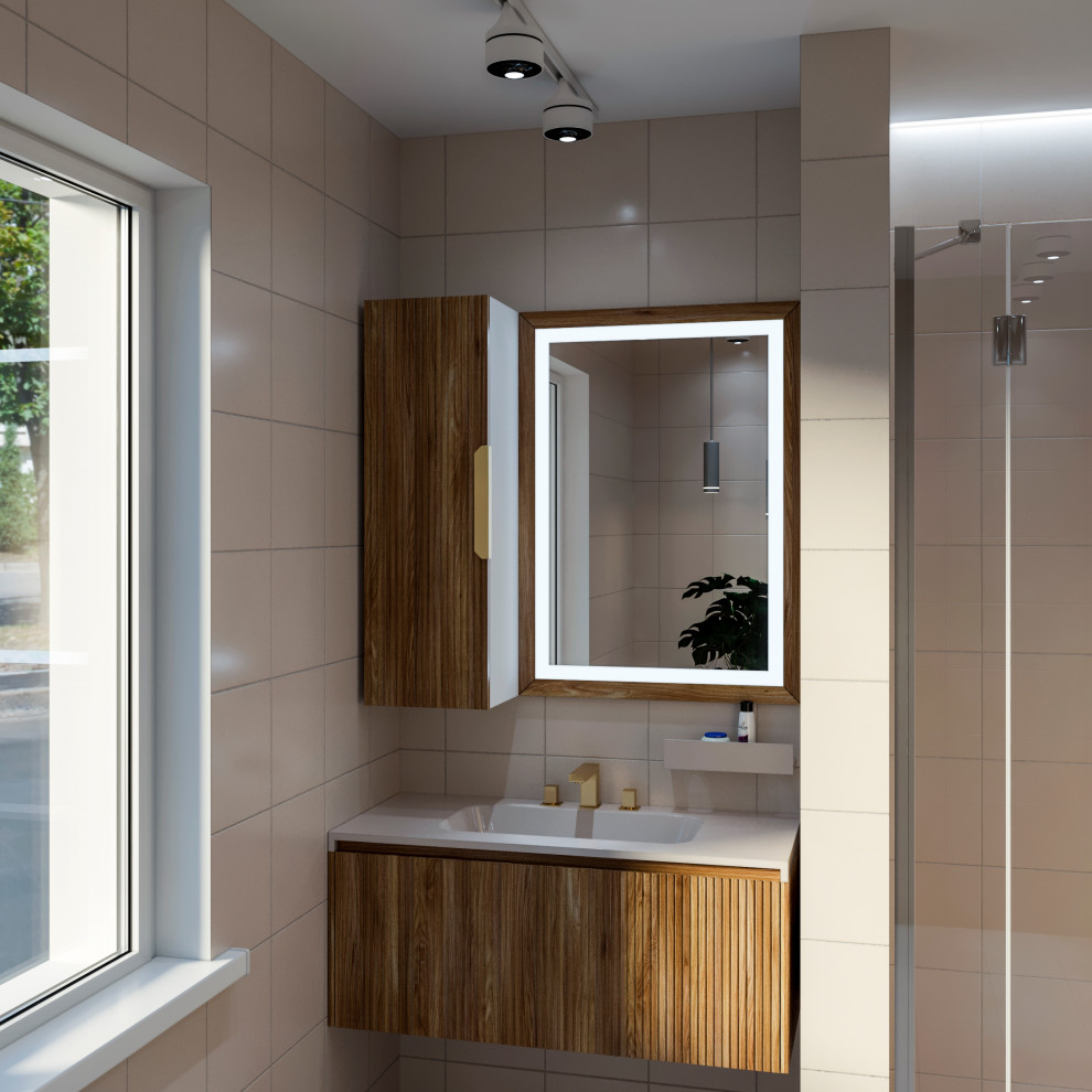 Мебель для ванной комнаты из модифицированной древесины