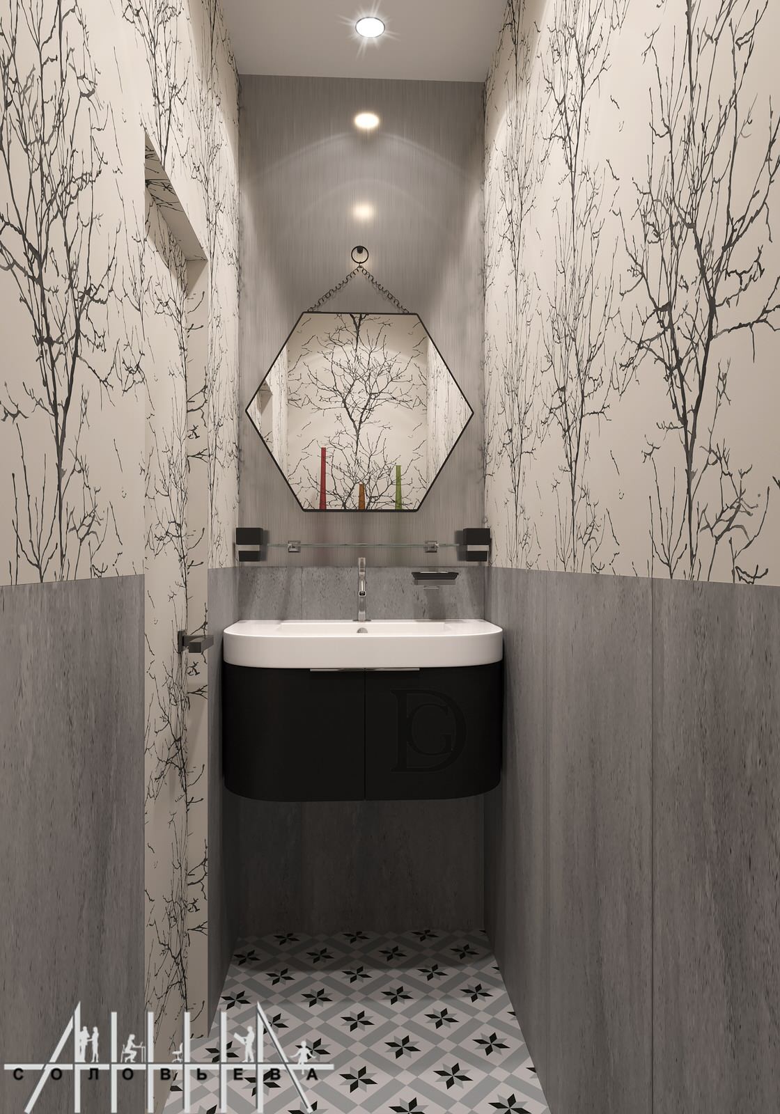 Interior design of a residential flat at Moscow