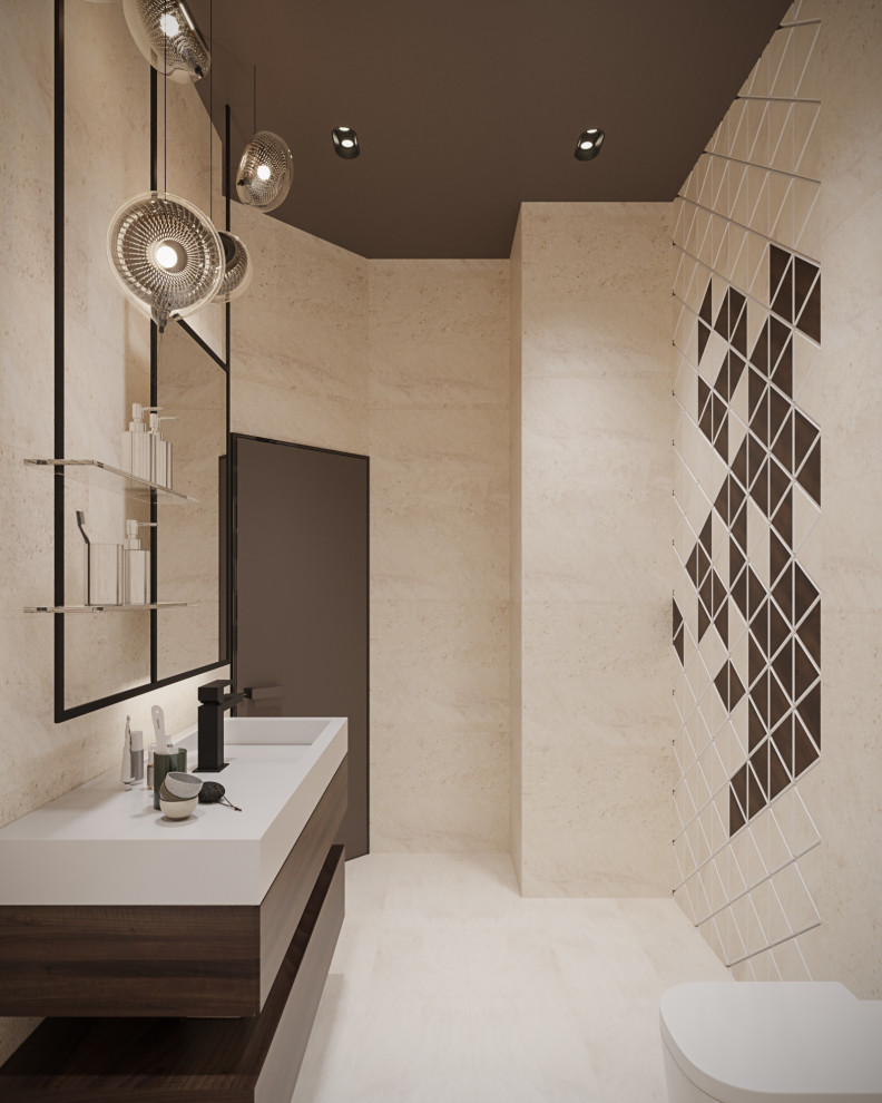 Студия в современном стиле в колониальных тонах