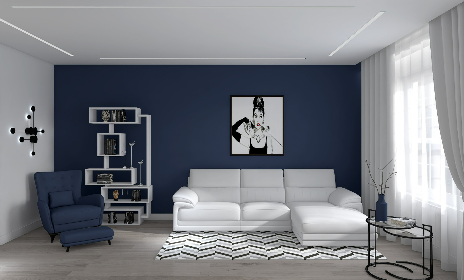 Просторная квартира для молодой актрисы