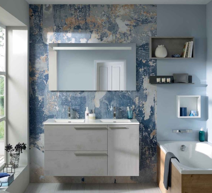 Тумба с раковиной для ванной