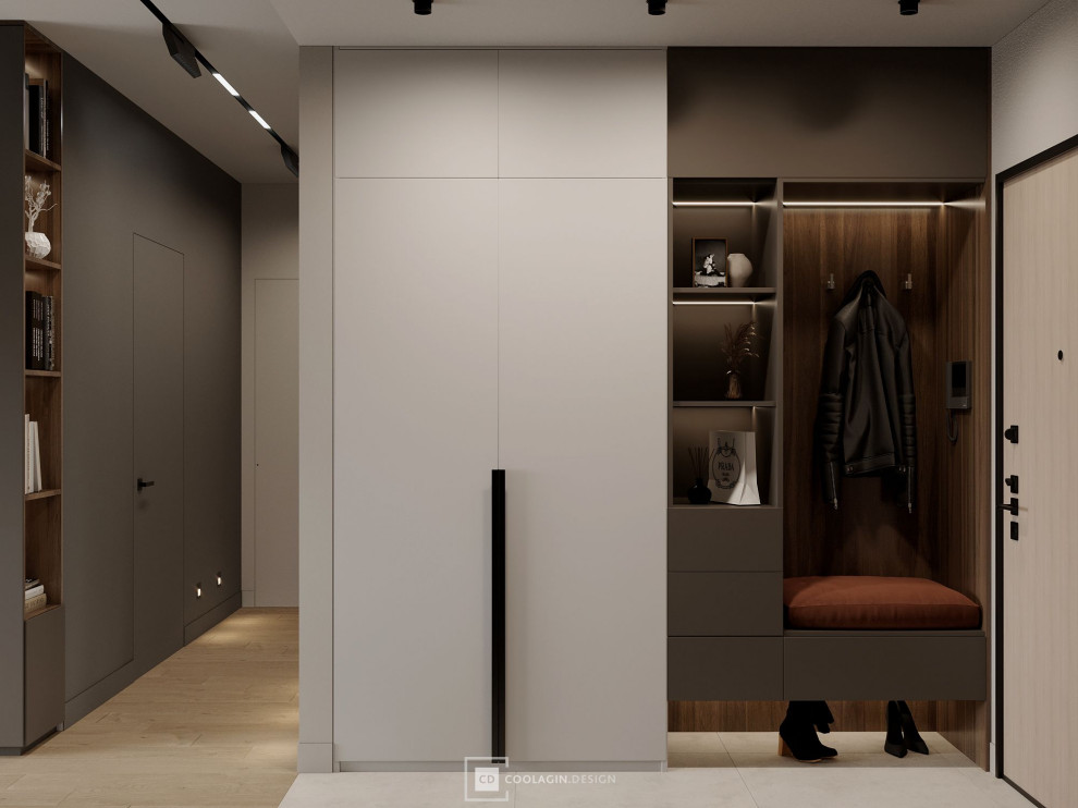 Стильная квартира с панорамными окнами даже в санузле