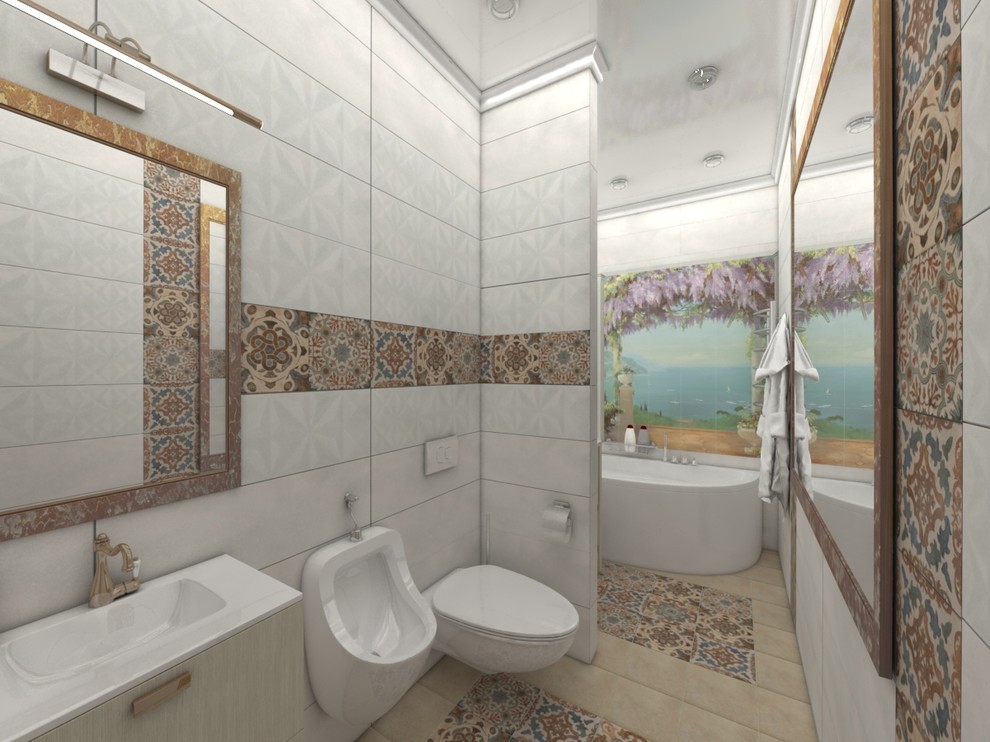 Две ванной комнаты в коттедже