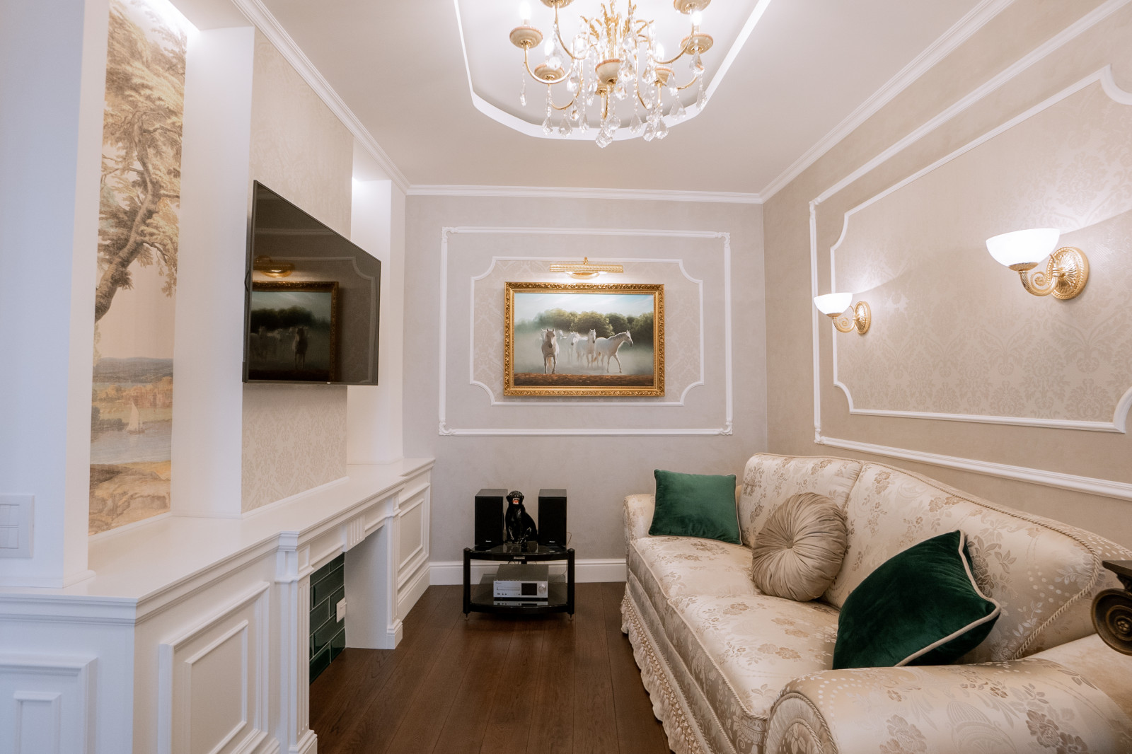 Ремонт двухкомнатной квартиры в стиле неоклассика