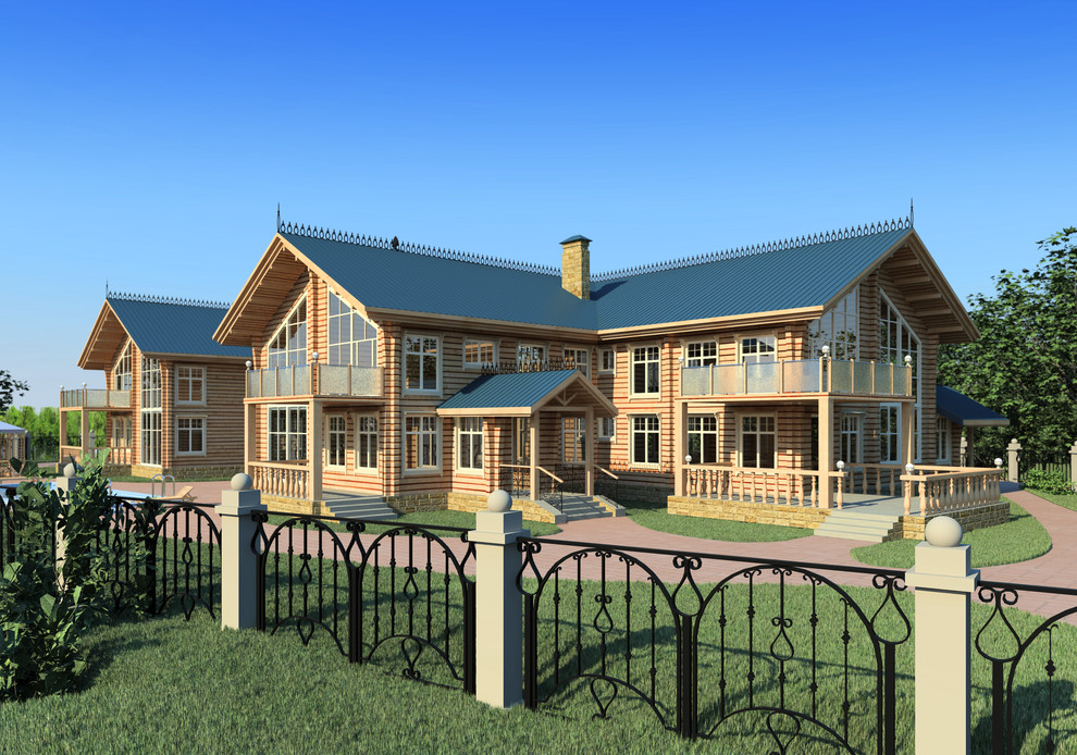 Деревянный коттедж в Токсово