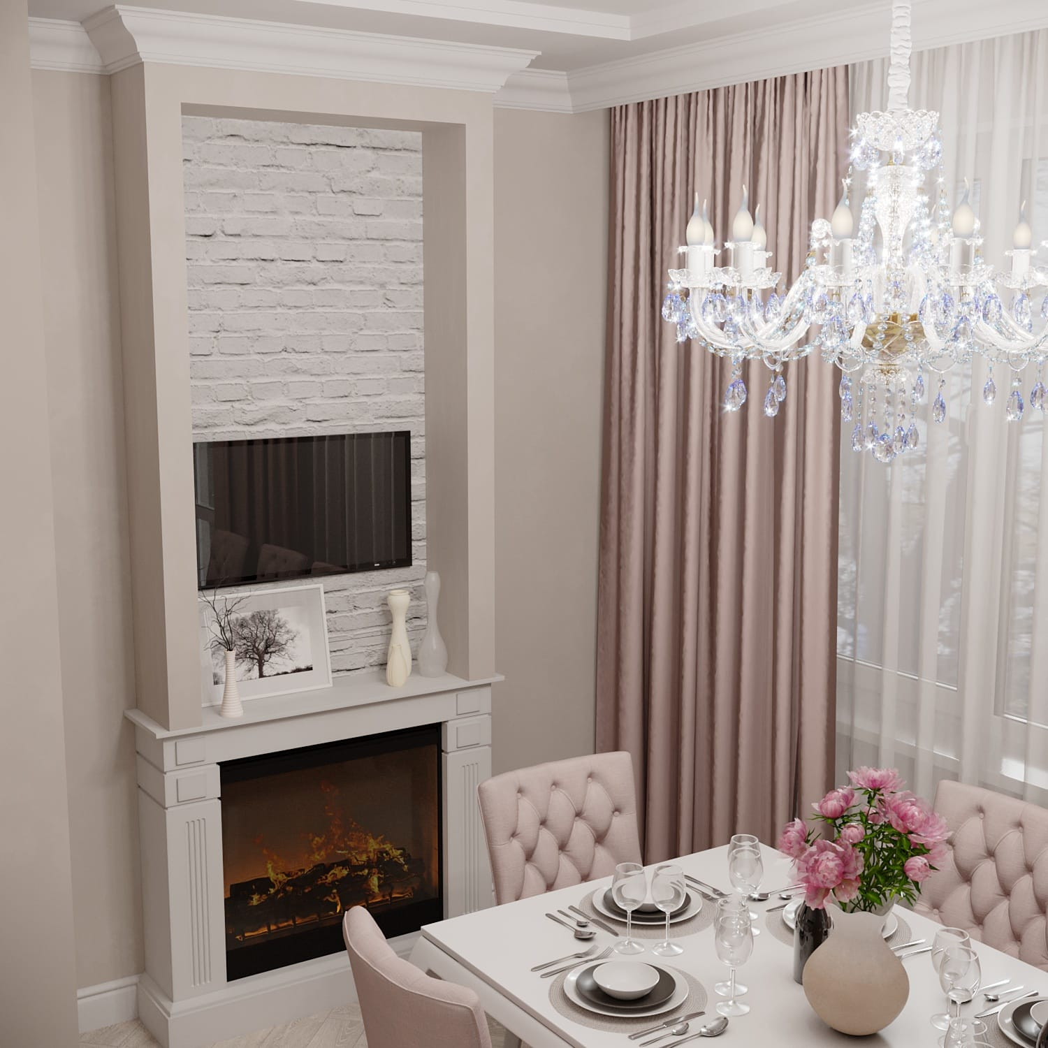 Обложка проекта: Кухня неоклассика