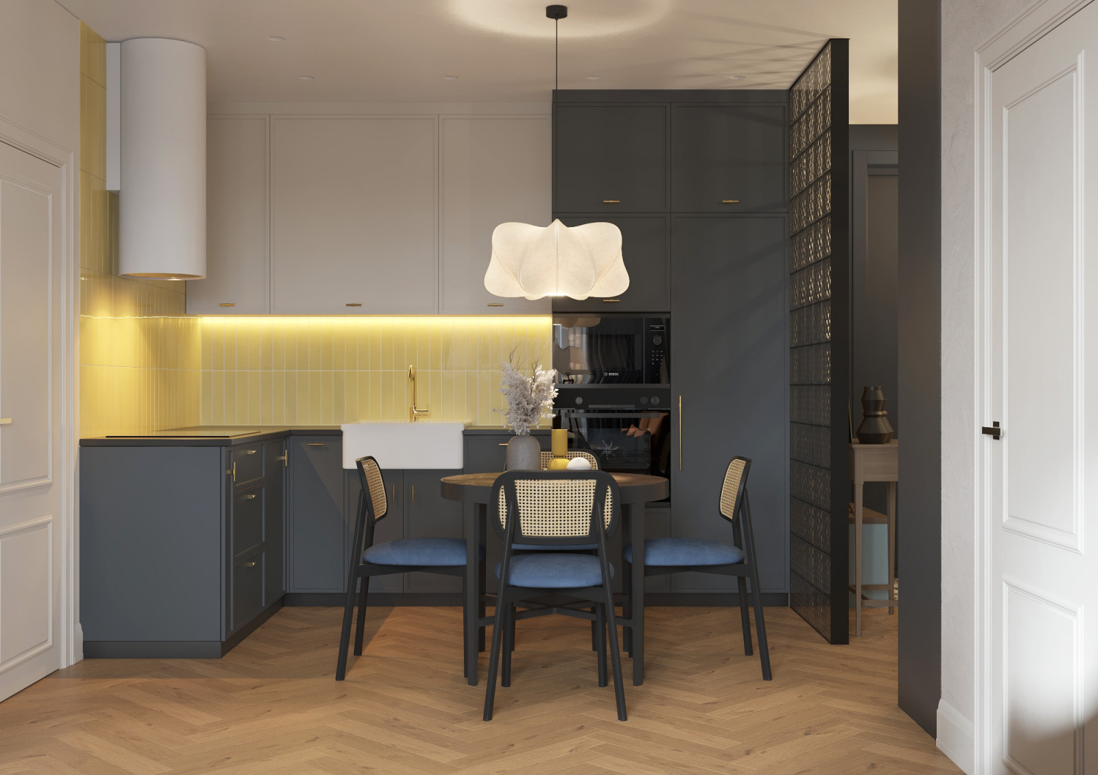 Интерьер с элементами винтажа