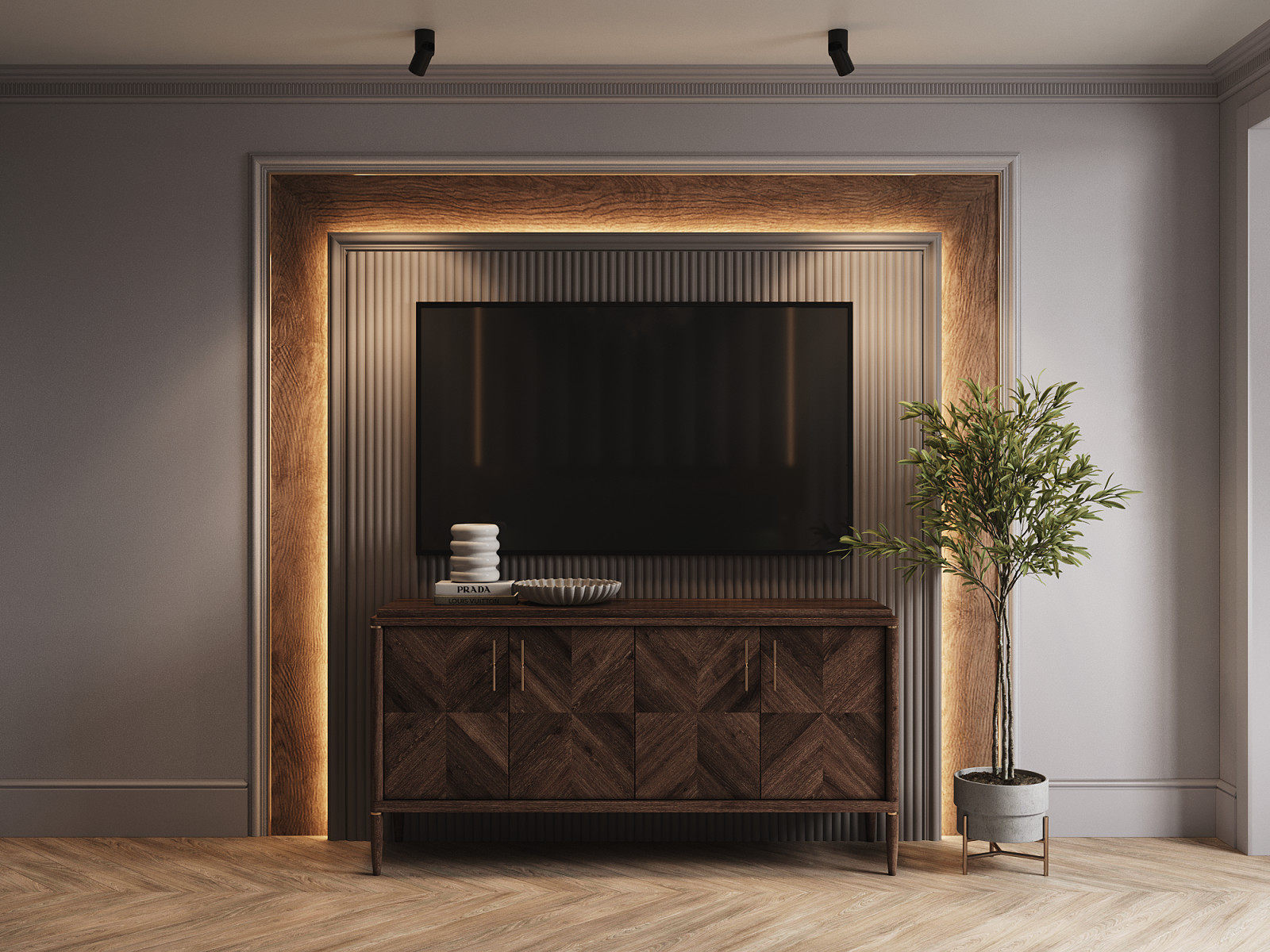 Дерево и камень