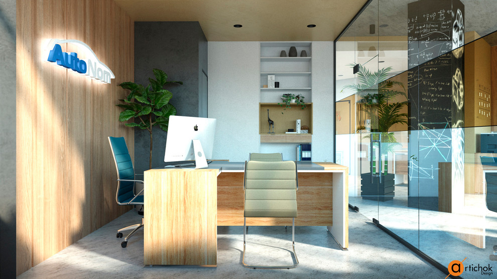 Интерьер кабинета руководителя компании