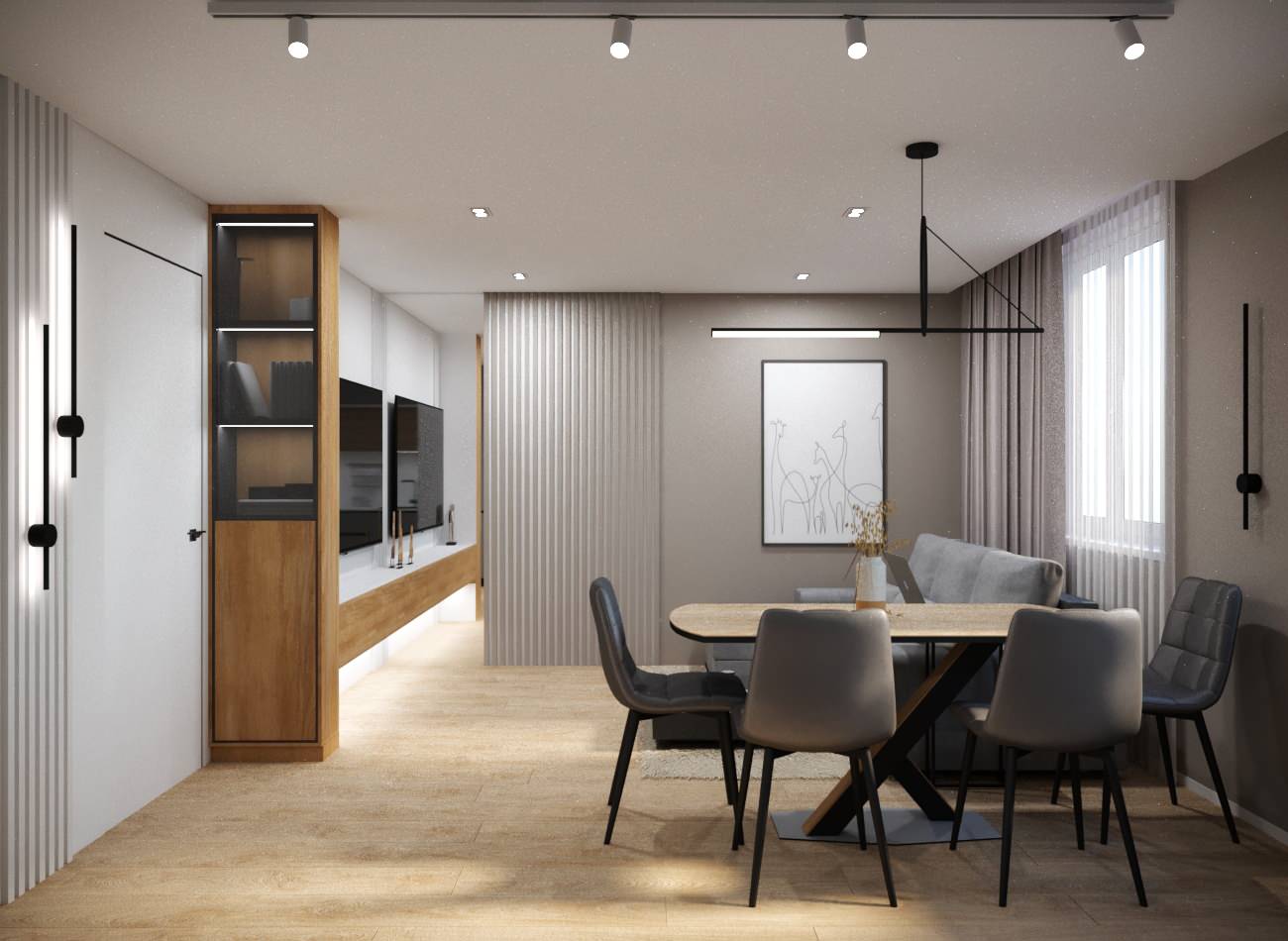 Проект для молодой семьи в центре Екатеринбурга, рядом с парком.