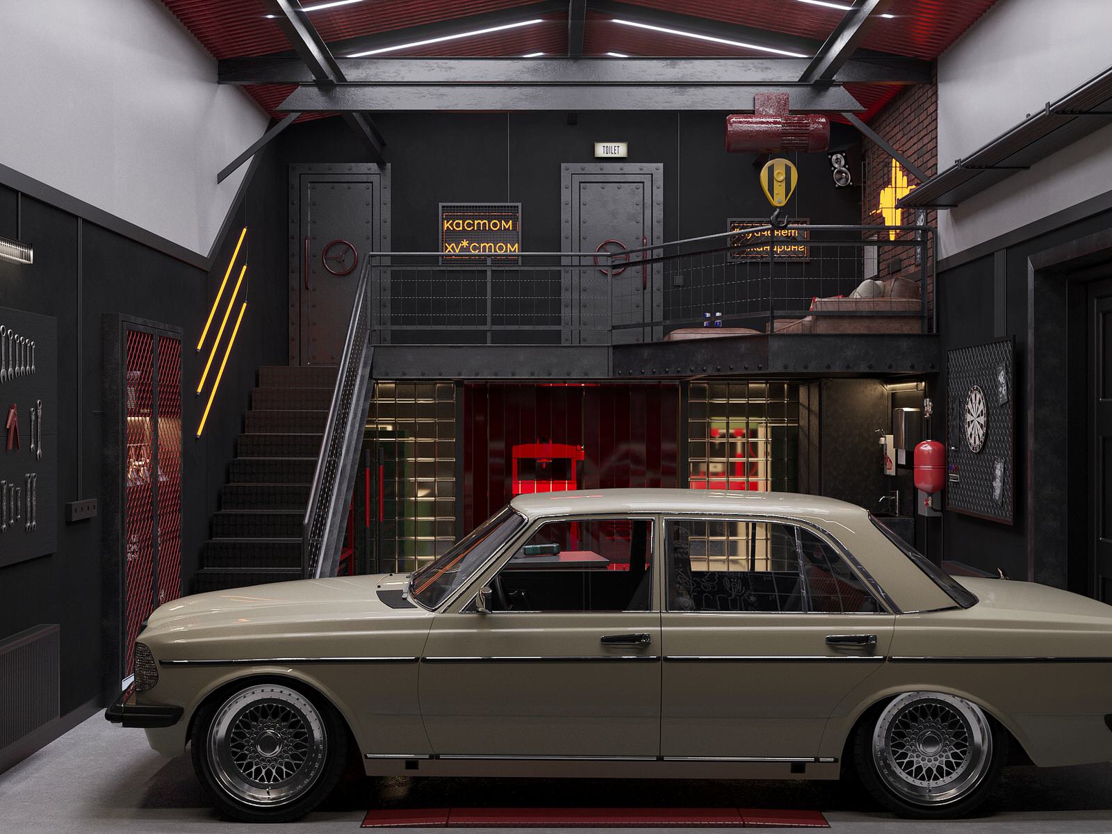 Гараж для двух друзей