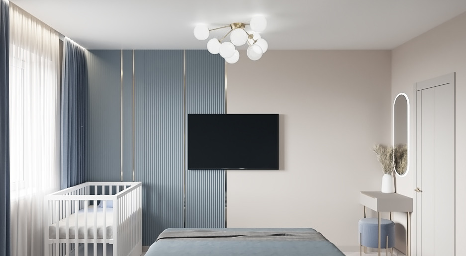 Проект спальни,12 м2