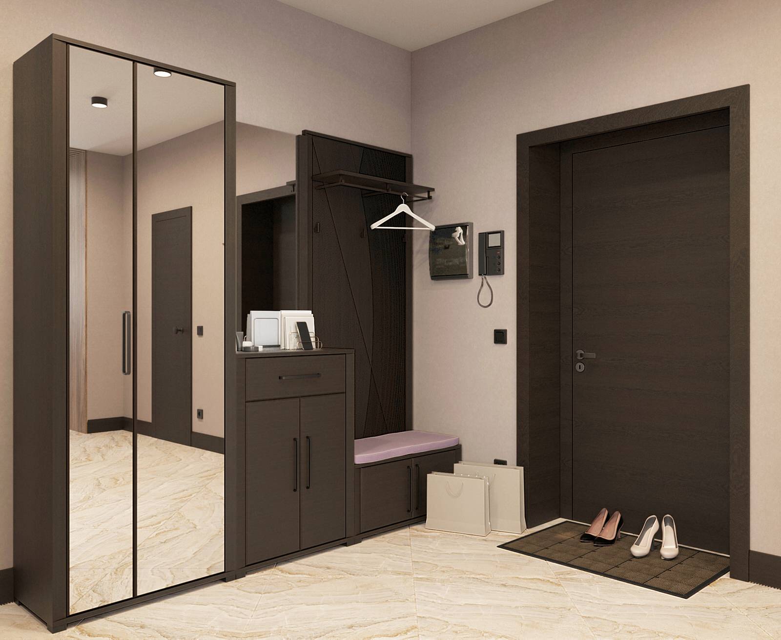 Дизайн-проект двухкомнатной квартиры