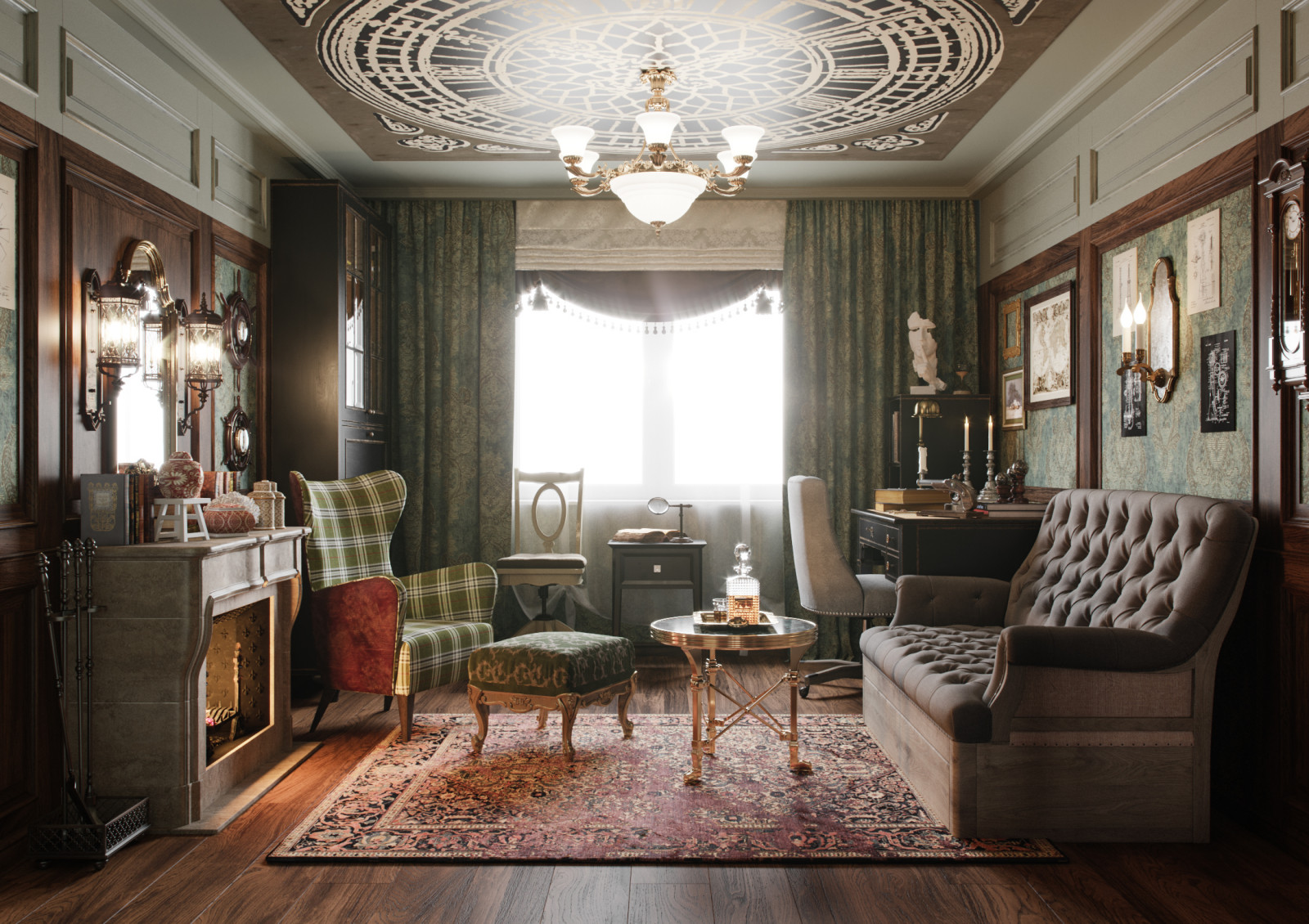 Кабинет как у Шерлока