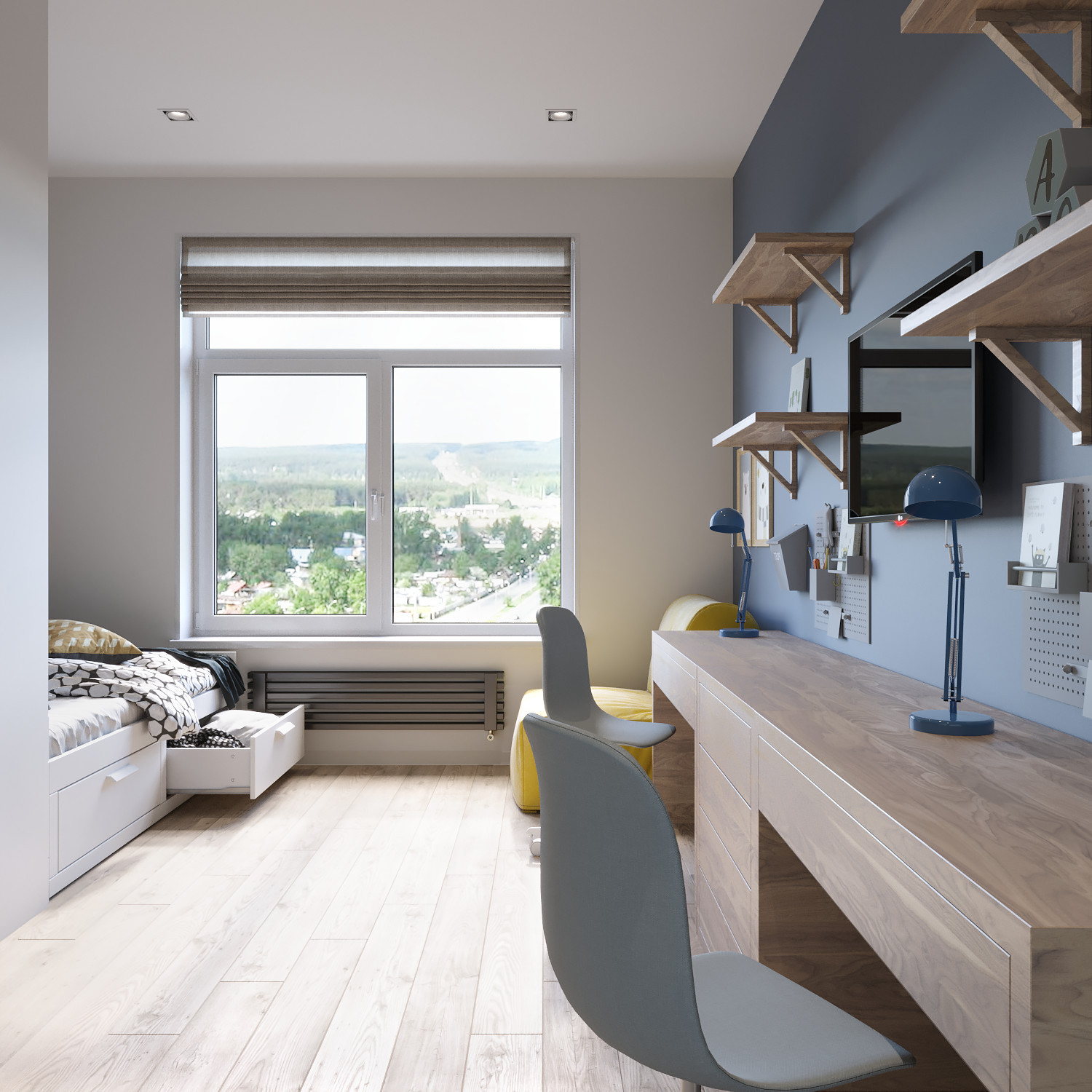 Проект квартиры в Москве 78 м2