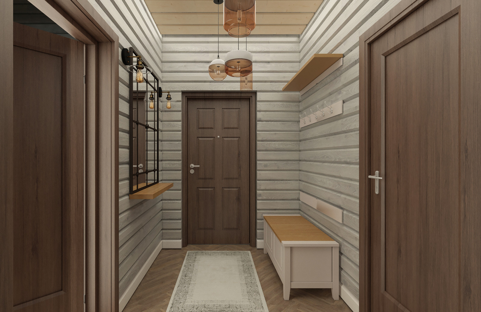 Баня из  клееного бруса в пос. Заповедник