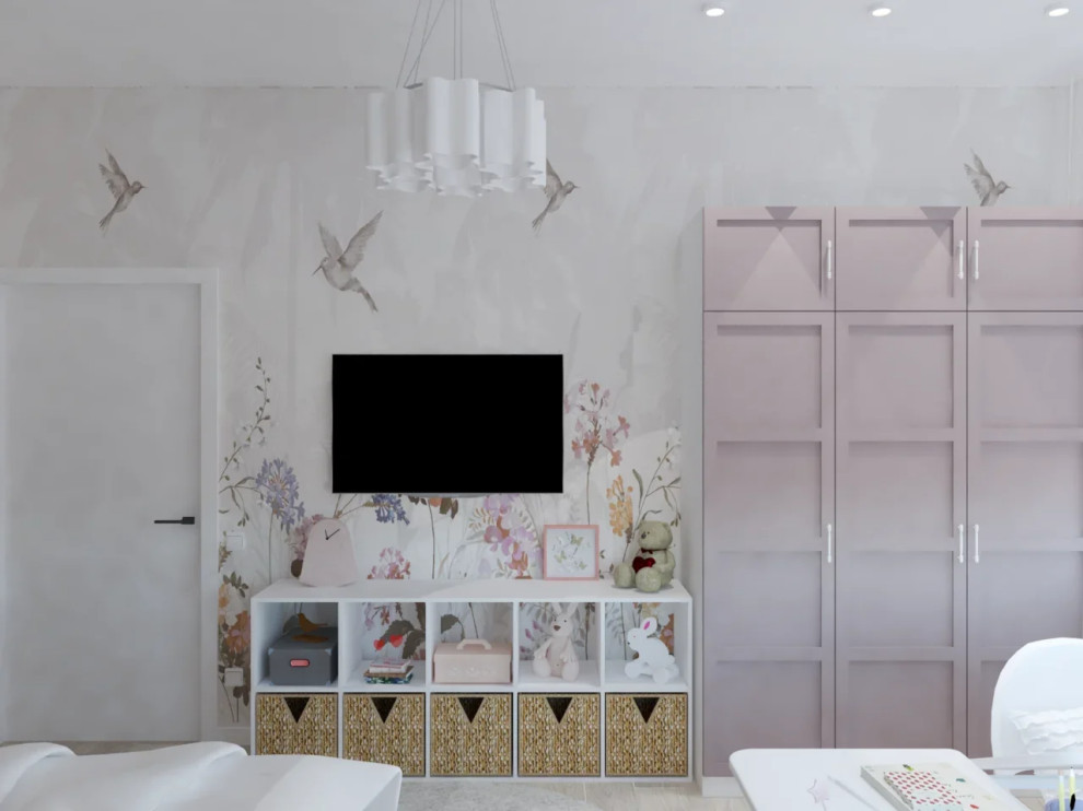 Варианты визуализации детской для девочки