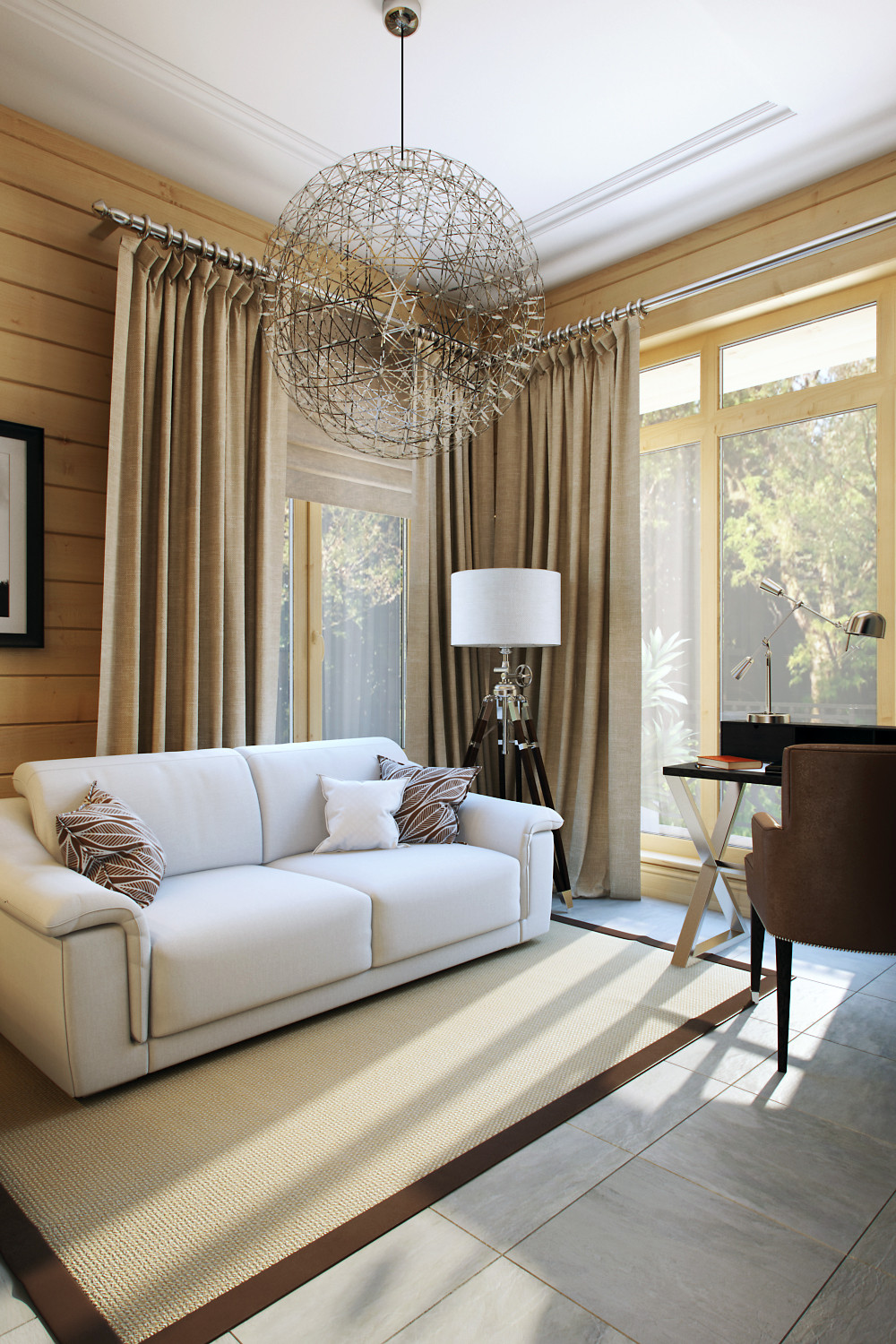 Коттедж из бруса в Москве