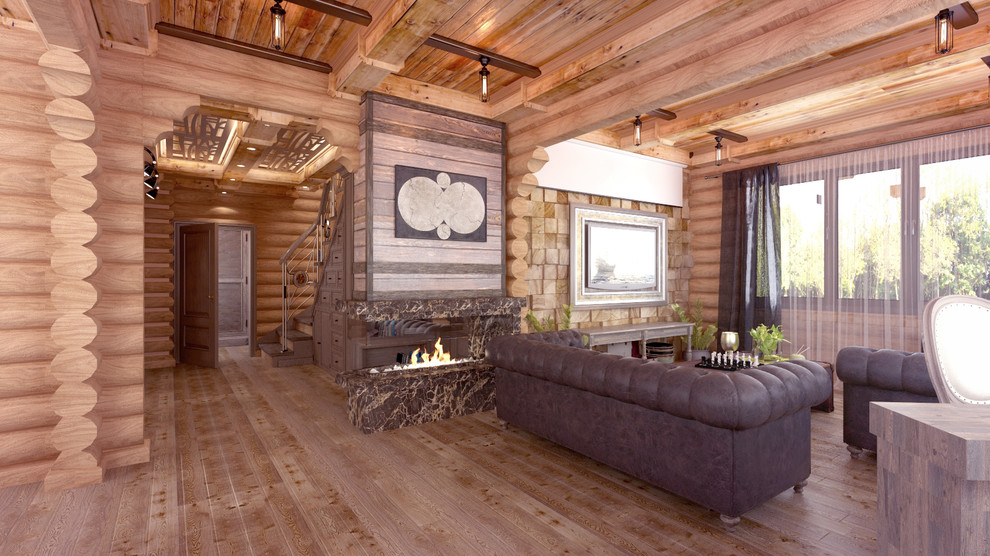 Лесной домик в стиле кантри