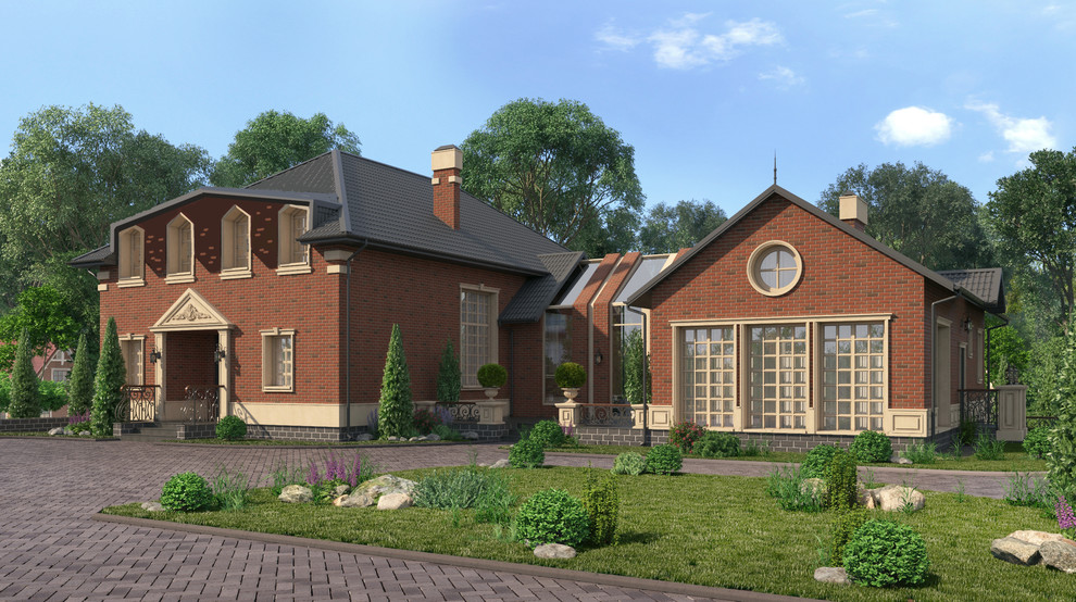 Коттедж снаружи, Ленинградская область