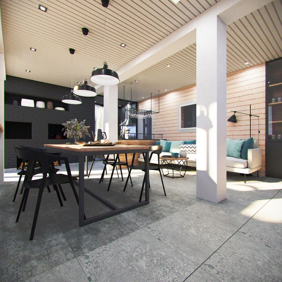 Загородный дом в сосновом лесу