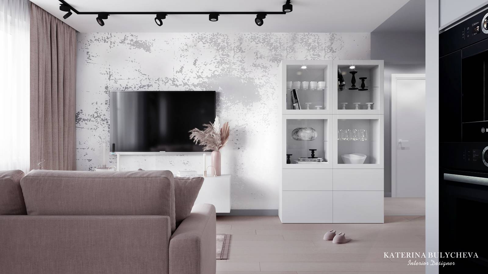 Кухня-гостиная-холл