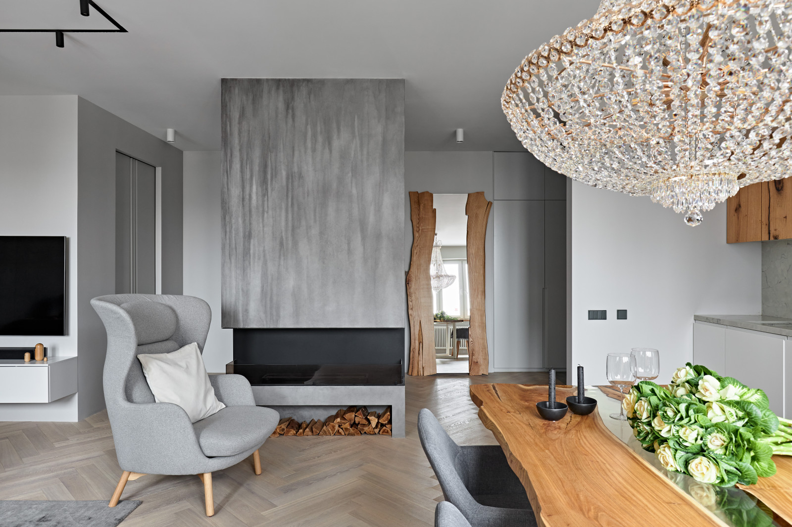 Интерьер квартиры по проекту Ольги Меницкой