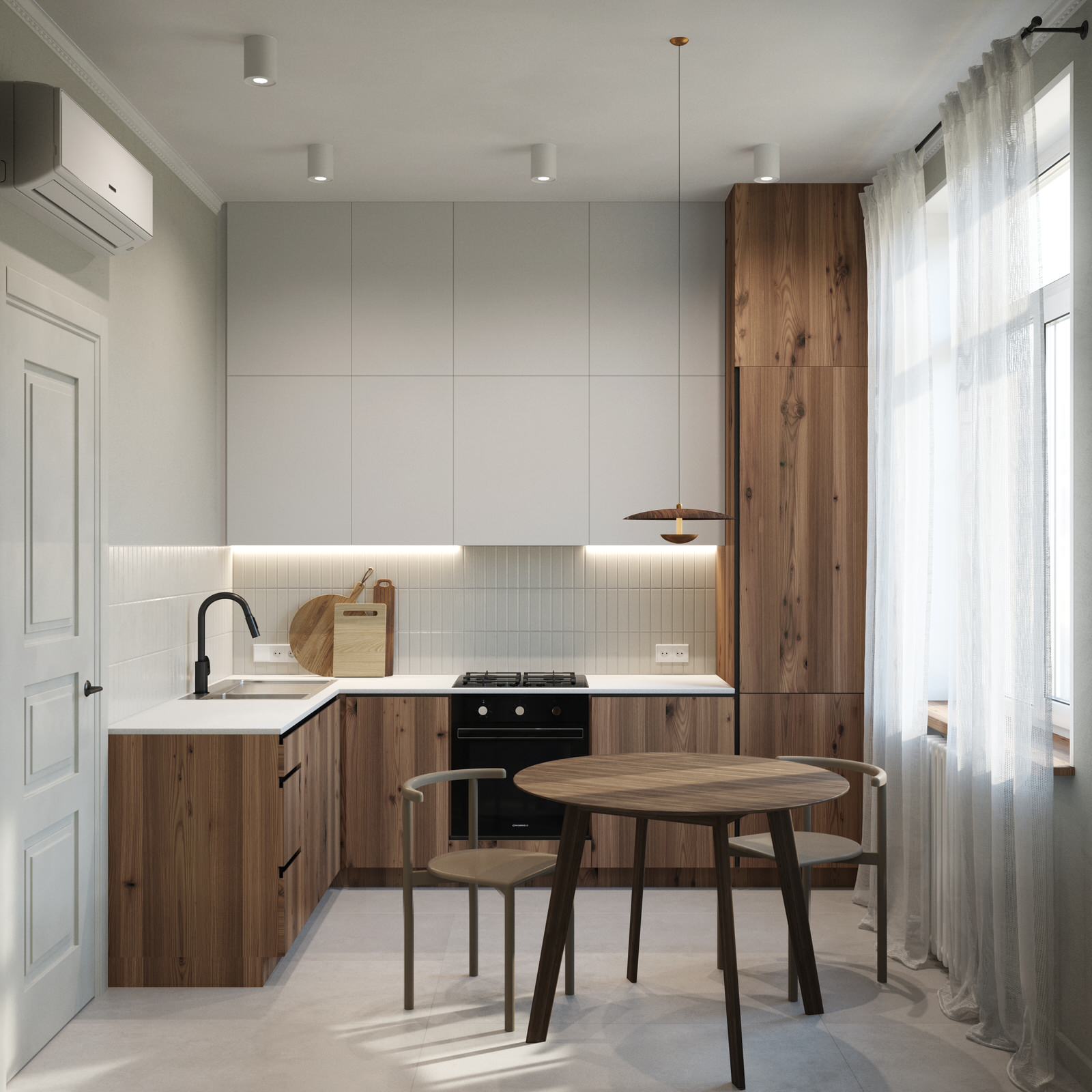 Обложка проекта: Визуализация интерьера. Дизайн проект "Сердобольская"