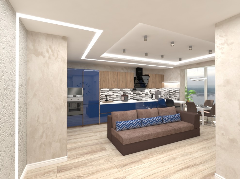 Обложка проекта: интерьер с видом на Обь