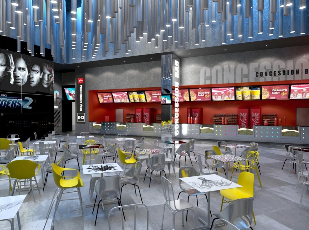 Дизайн-проект интерьера кинотеатра "Silver"