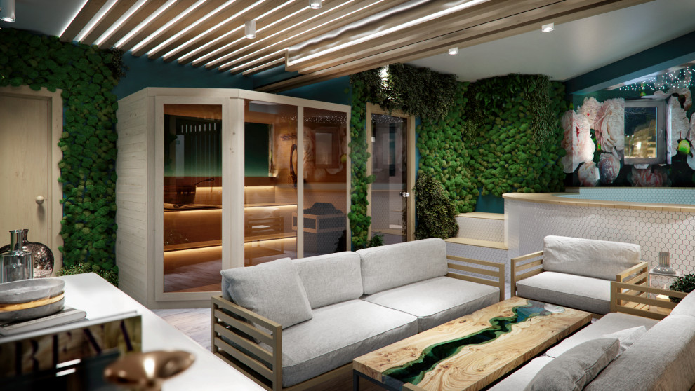 Сауна, зона отдыха