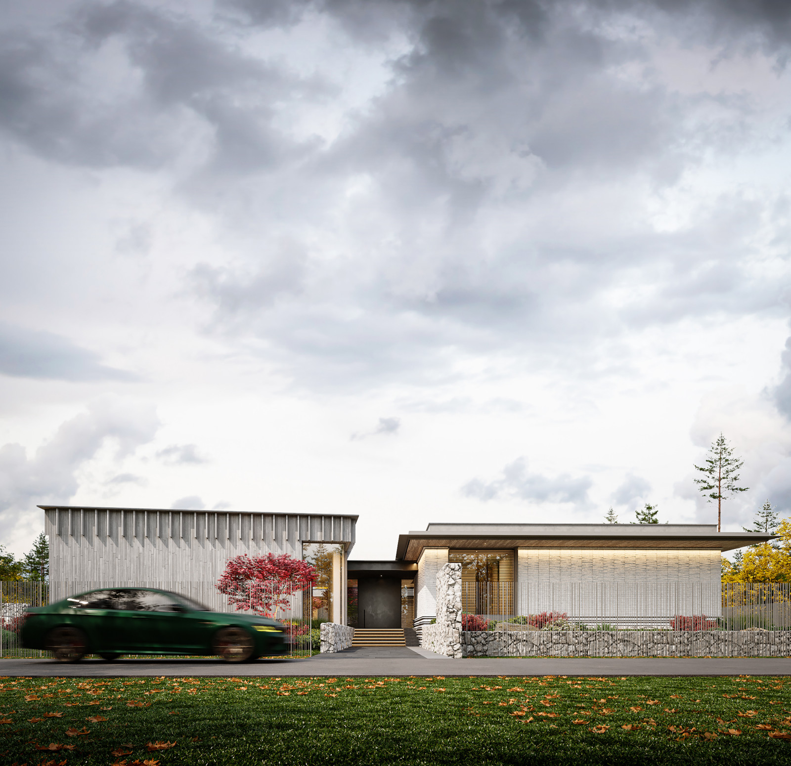 Introspective House рядом с Национальным парком «Лосиный Остров».