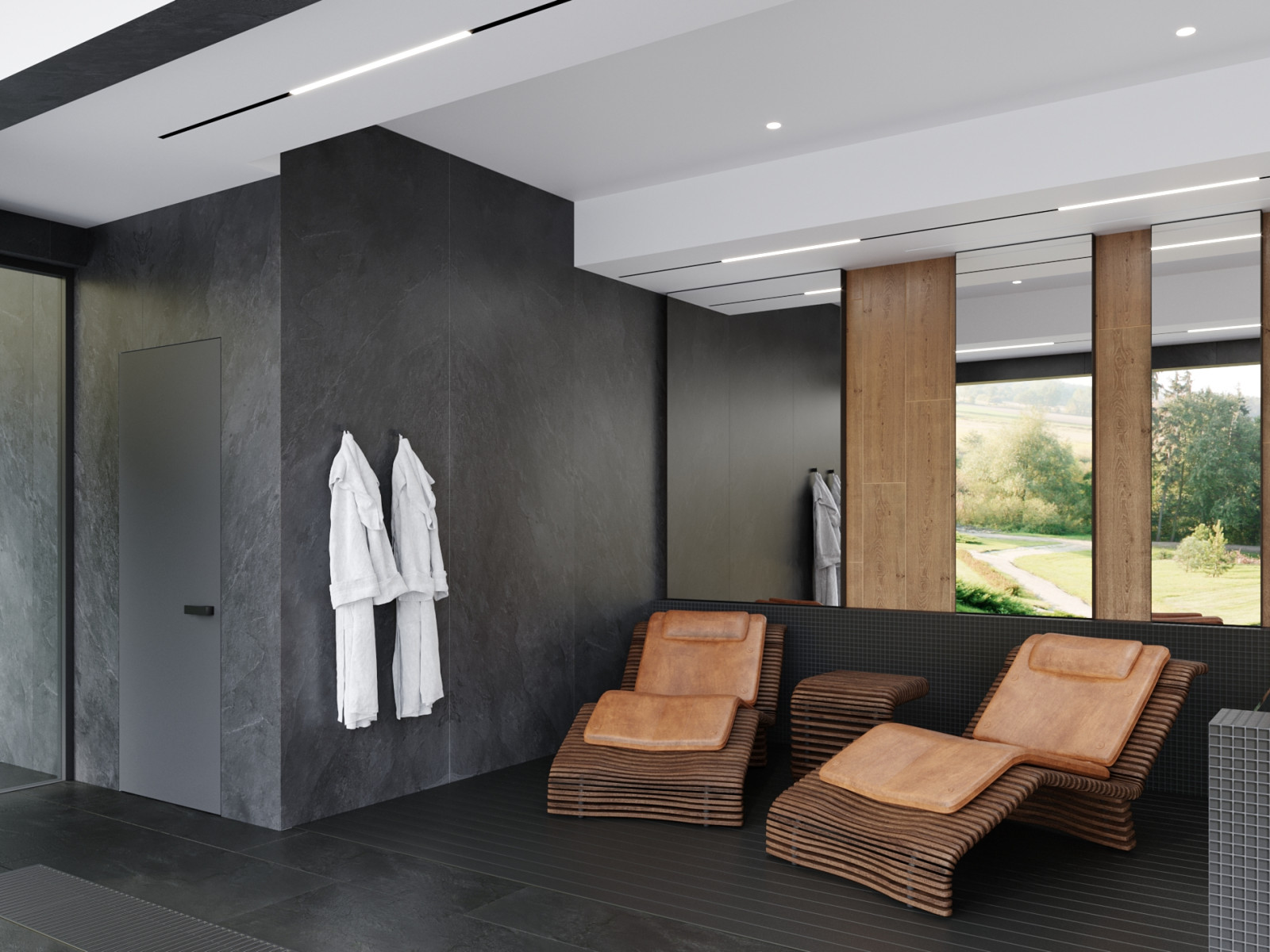 Проект бассейна в загородной резиденции