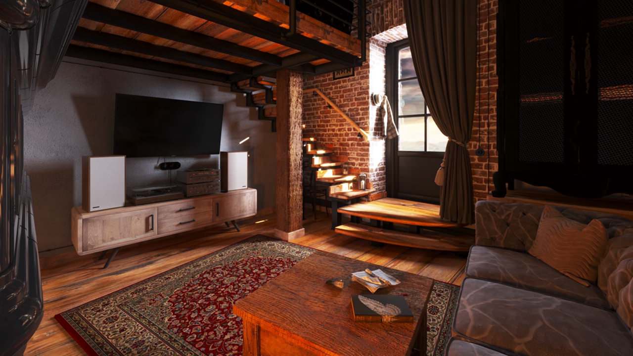 Проект квартиры в стиле Лофт на Буханцева