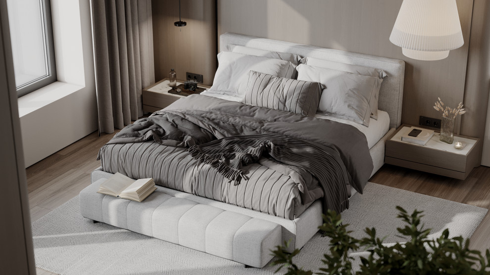 Обложка проекта: Мастер - спальня в доме близ заповедника