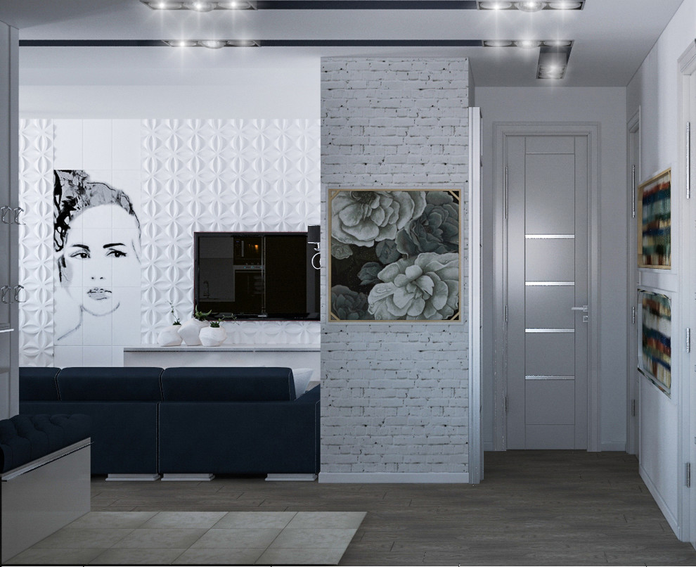 Обложка проекта: Студия в современном стиле