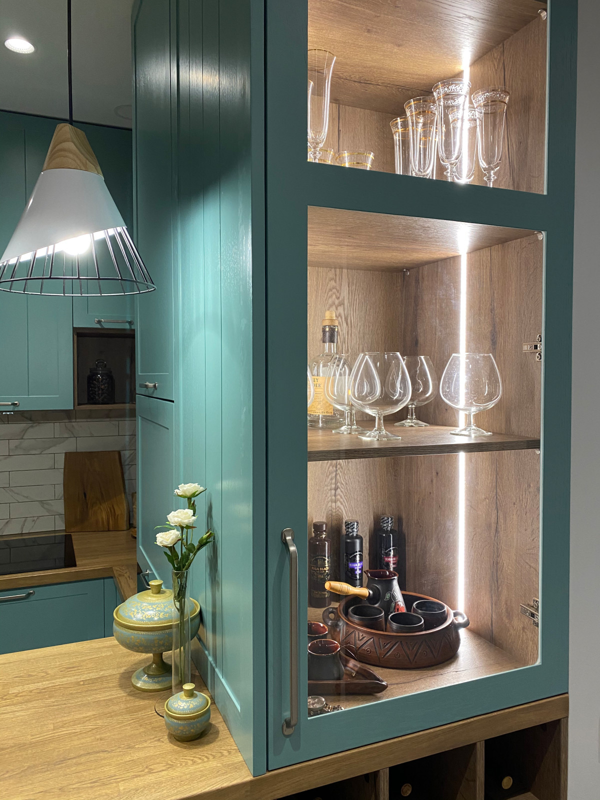 П-образная Кухня в стиле «Прованс»